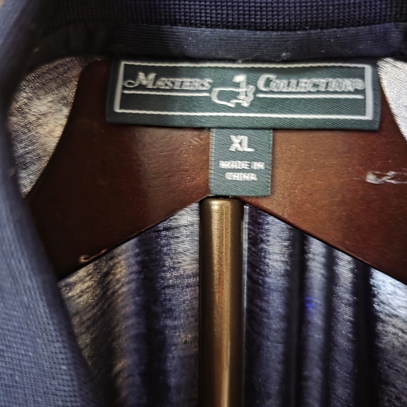 Masters Navy Golf Shirt with Masters Logo - Picture 3 of 3